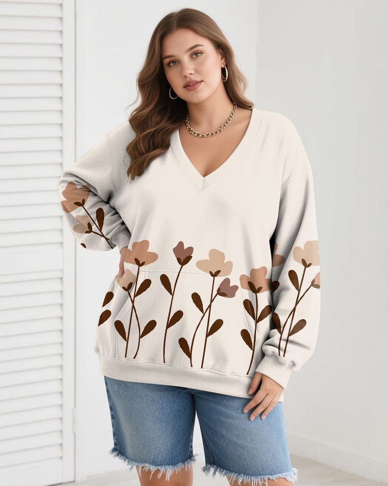 Big & Tall Graphic Floral Men's Clothing for big men view 2