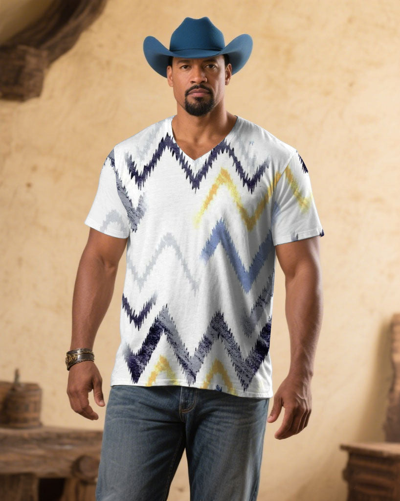 Big & Tall White Graphic T-Shirt for big men view 1