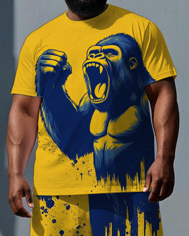 Big & Tall Streetwear Two-piece Set for big men view 2