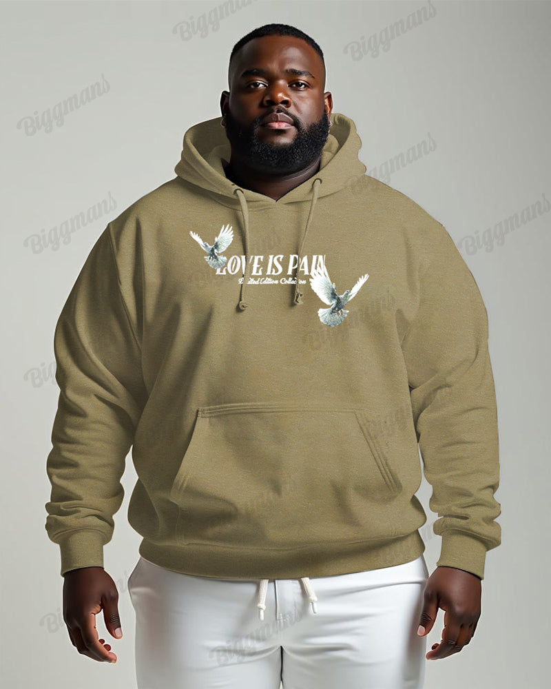 Big & Tall Graphic Skull Hoodie for big men view 4