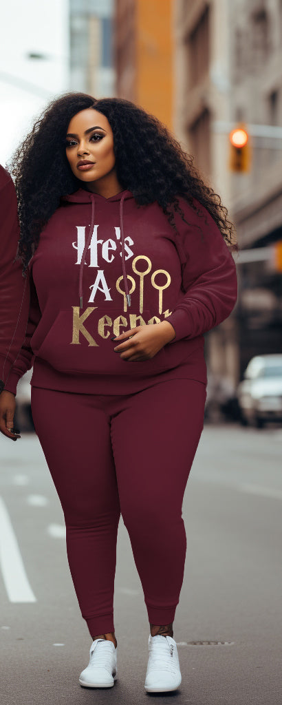 Big & Tall Hoodie Sweatpants Set for big men view 7