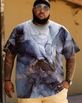 Big & Tall Gradient Graphic T-Shirt for big men