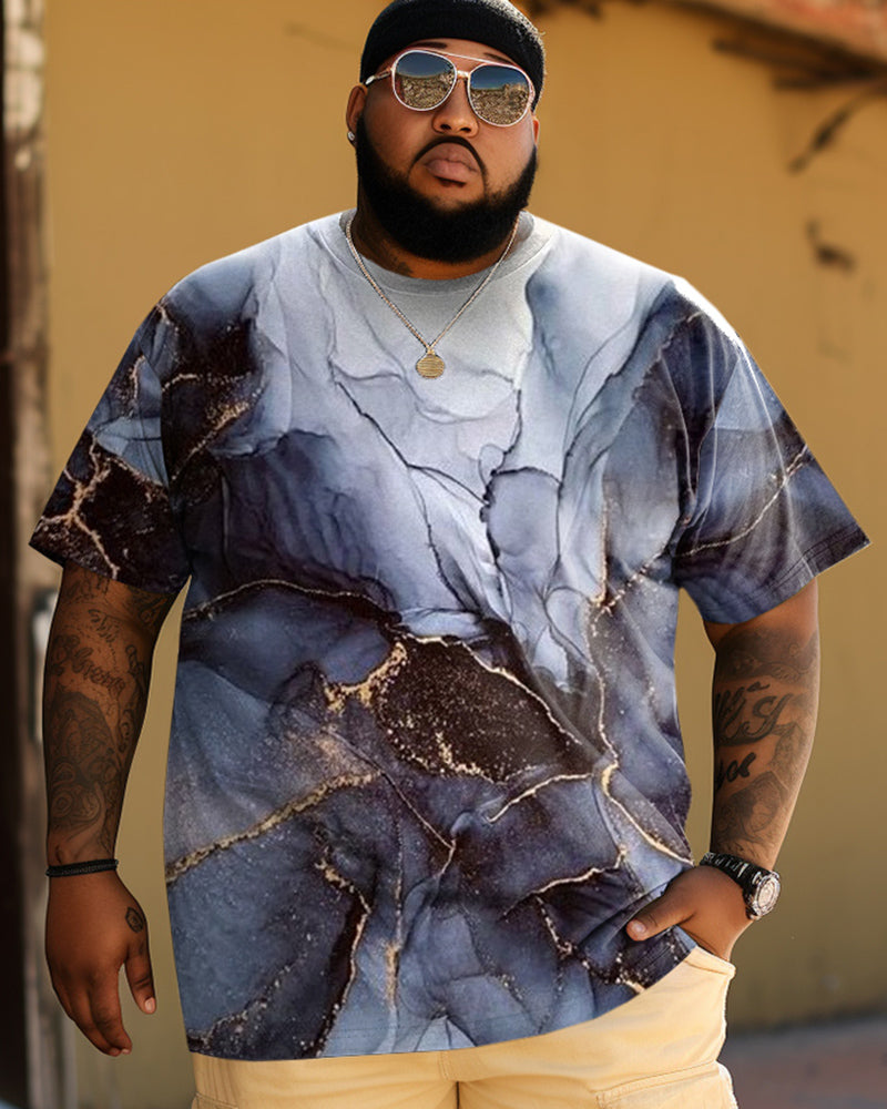 Big & Tall Gradient Graphic T-Shirt for big men