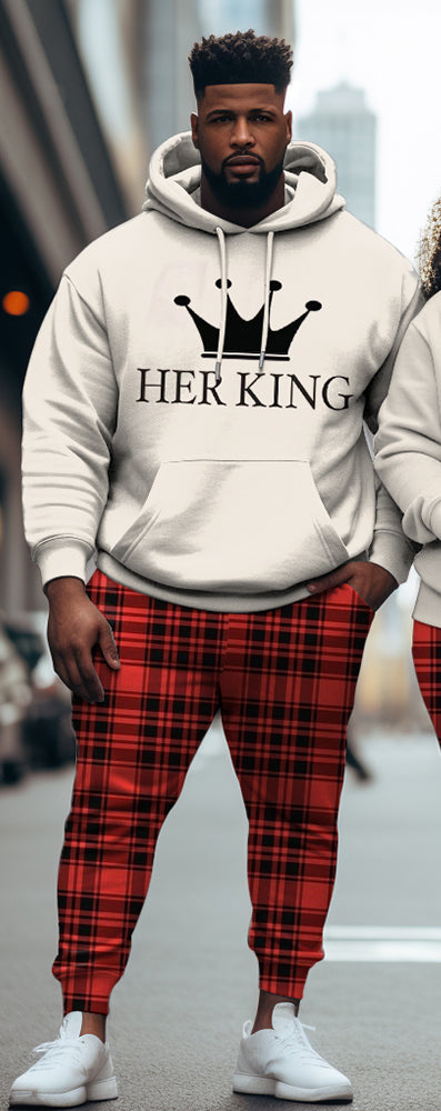 Big & Tall Graphic Hoodie for big men view 2