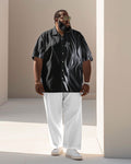 Big & Tall Geometric Graphic Business Casual Jeans for big men view 1