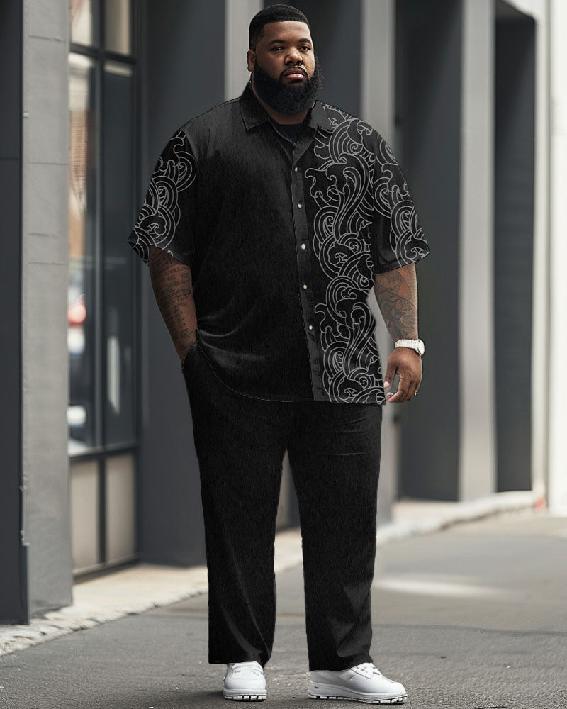 Big & Tall Graphic Business Casual Jeans for big men view 1