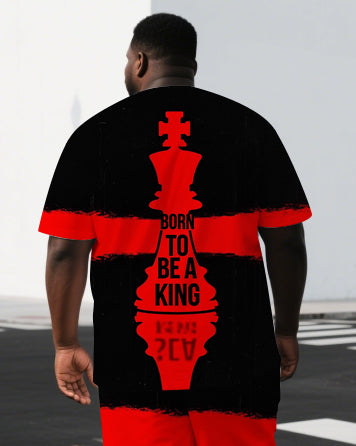 Big & Tall Graphic Two-piece Set for big men view 2