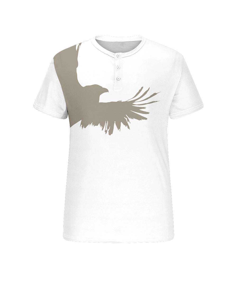 Big & Tall White Graphic T-Shirt for big men view 4