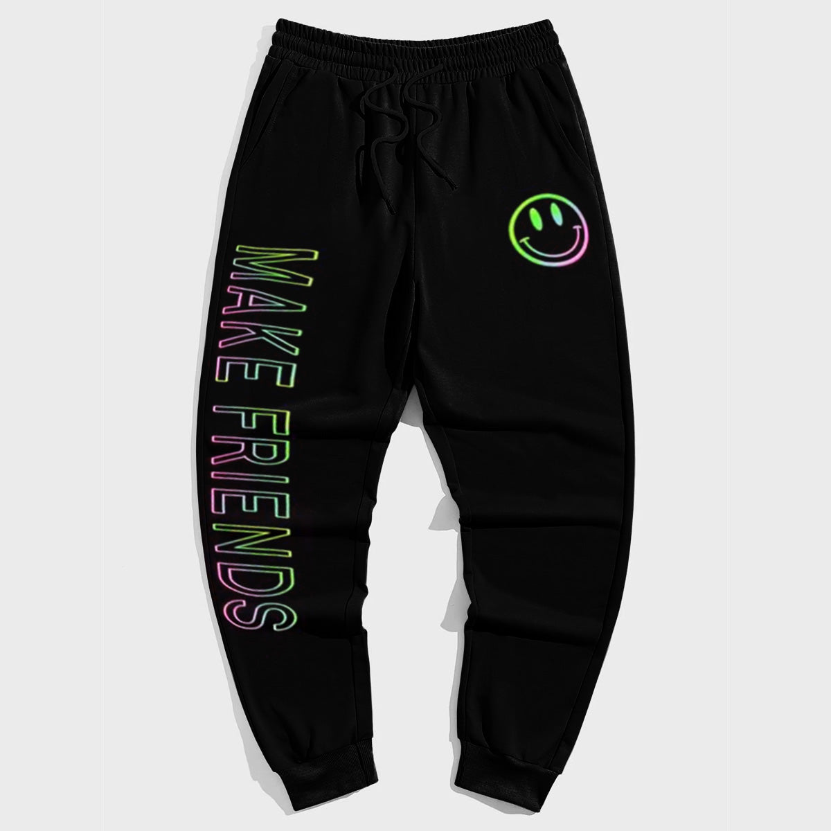 Big & Tall Smiley Streetwear Pants for big men