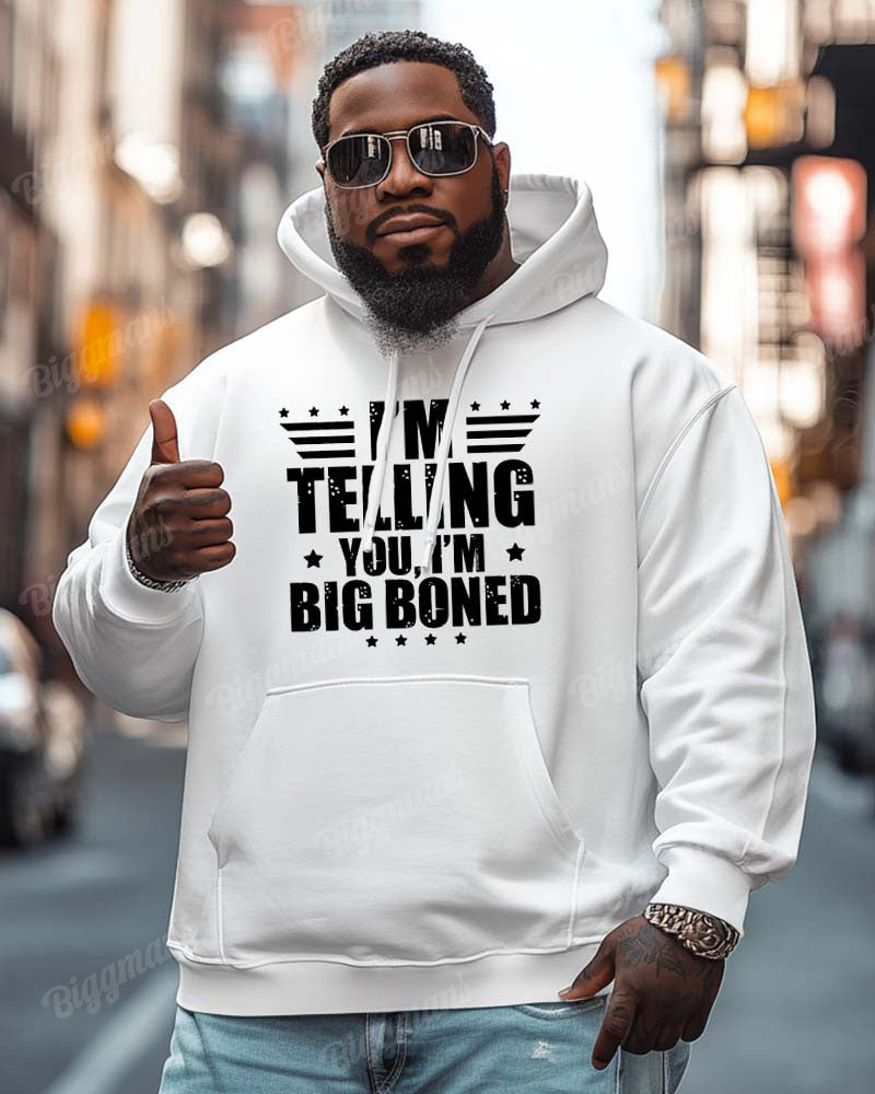 Big & Tall Graphic Hoodie for big men