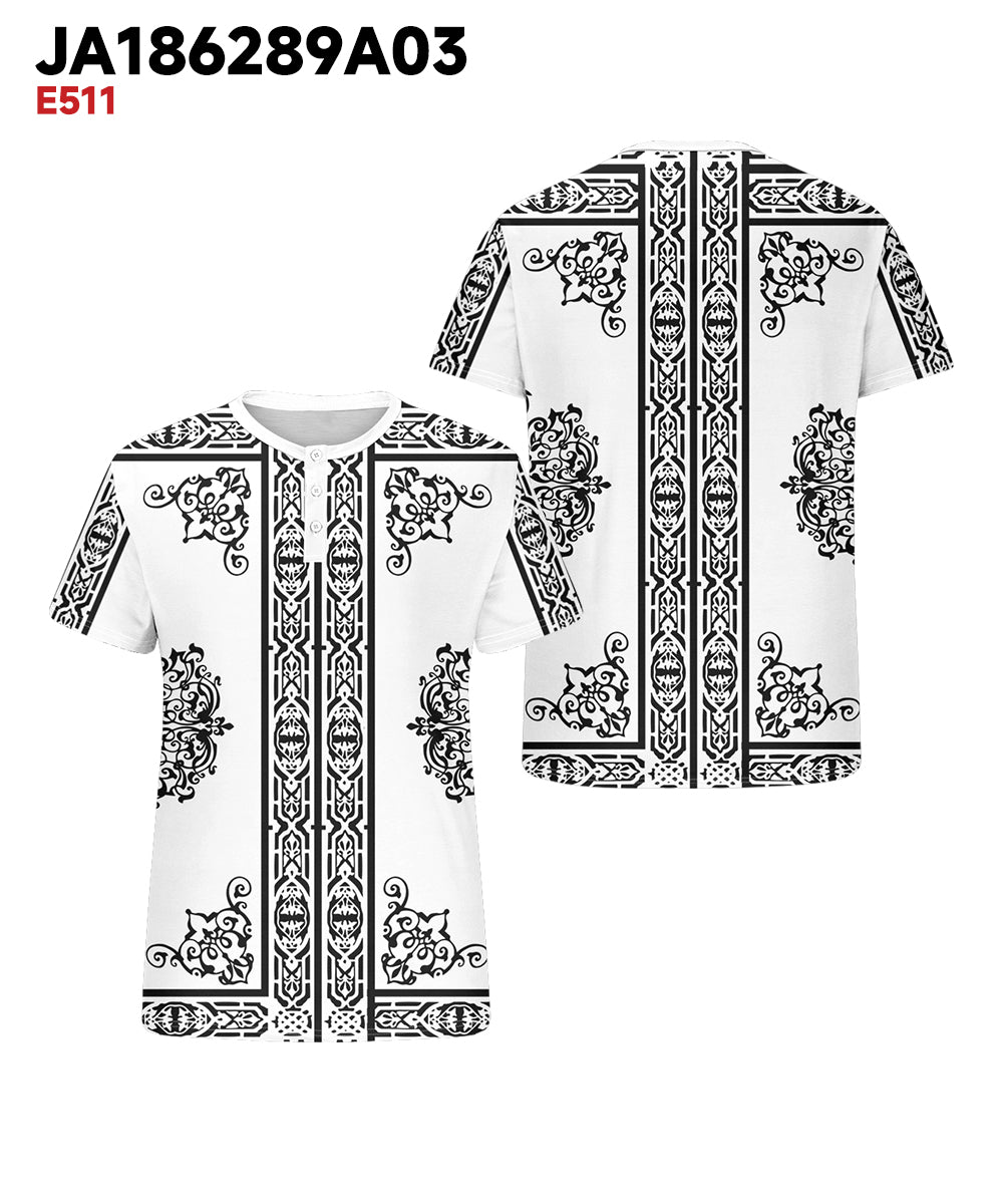Big & Tall White Vintage T-Shirt for big men view 3