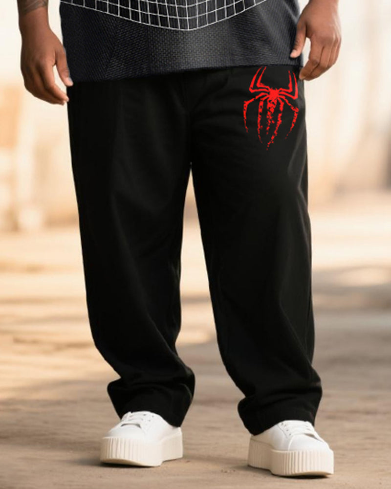 Big & Tall Graphic T-Shirt Pants Set for big men view 3