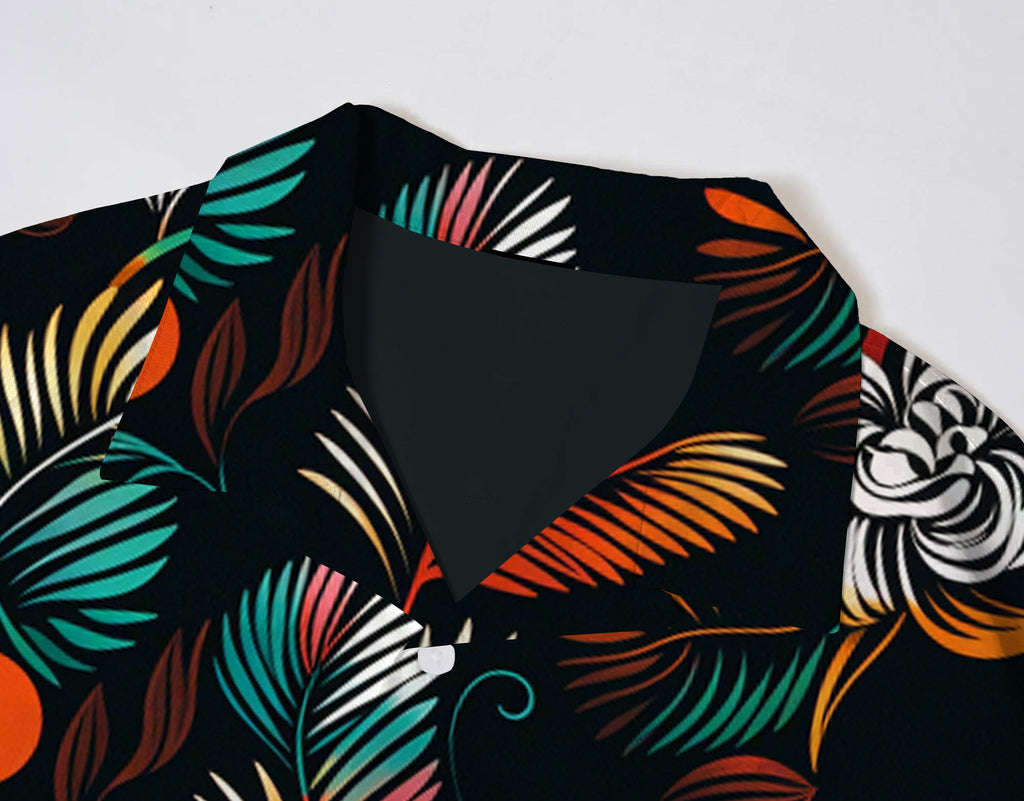 Big & Tall Hawaiian Tropical Short Sleeve Shirt for big men view 4