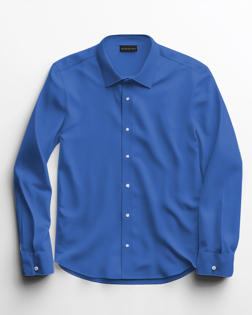Big & Tall Solid Color Long Sleeve Shirt for big men view 11