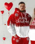 Big & Tall Graphic Hoodie Sweatpants Set for big men view 2