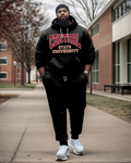 Big & Tall Graphic Hoodie Sweatpants Set for big men view 1