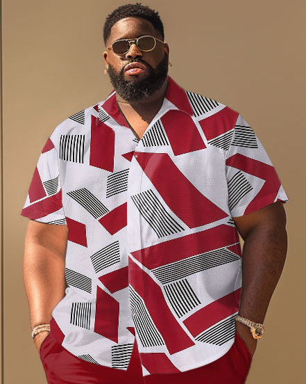 Big & Tall Geometric Jeans for big men view 2