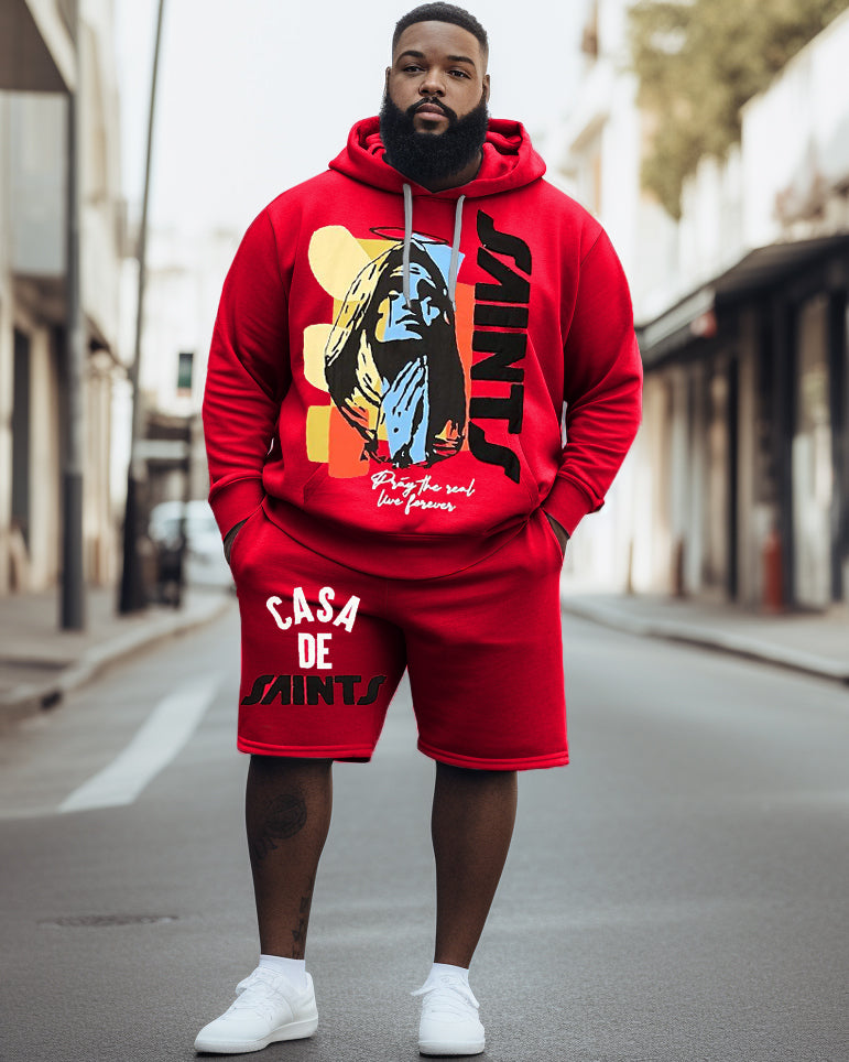 Big & Tall Streetwear Hoodie for big men view 1