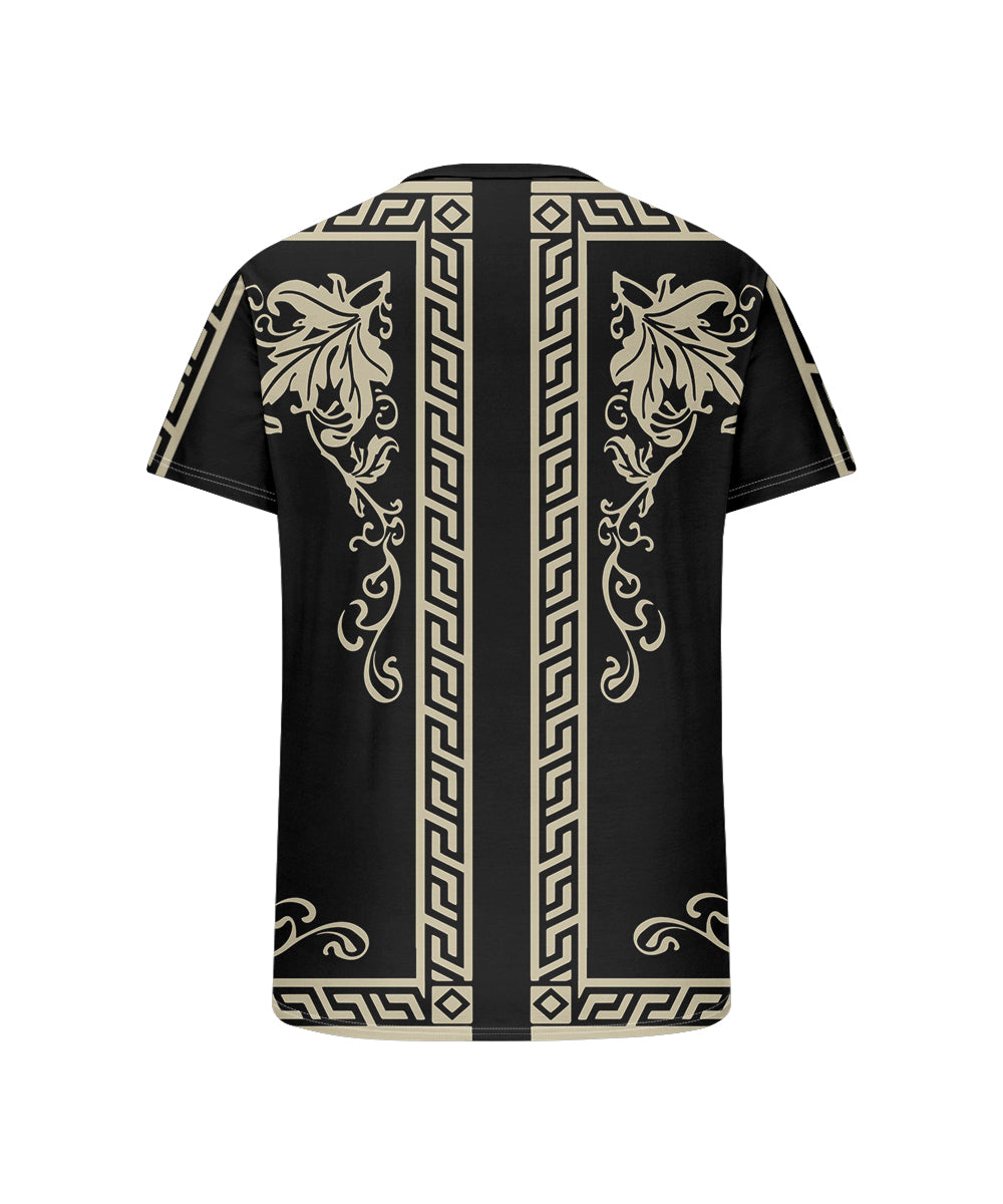 Big & Tall Black Vintage T-Shirt for big men view 5