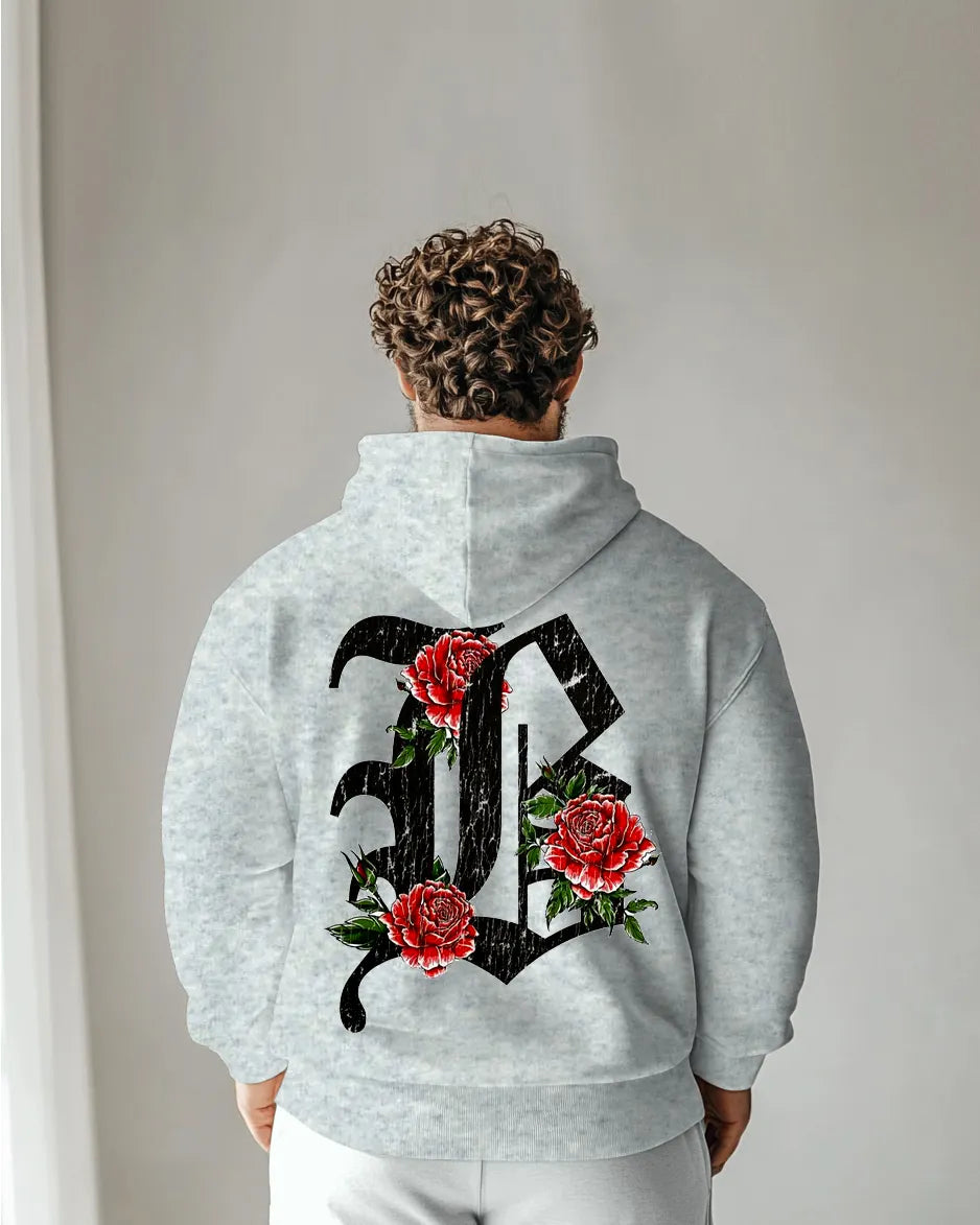 Big & Tall Graphic Hoodie for big men view 2