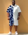 Big & Tall Geometric Jeans for big men view 2