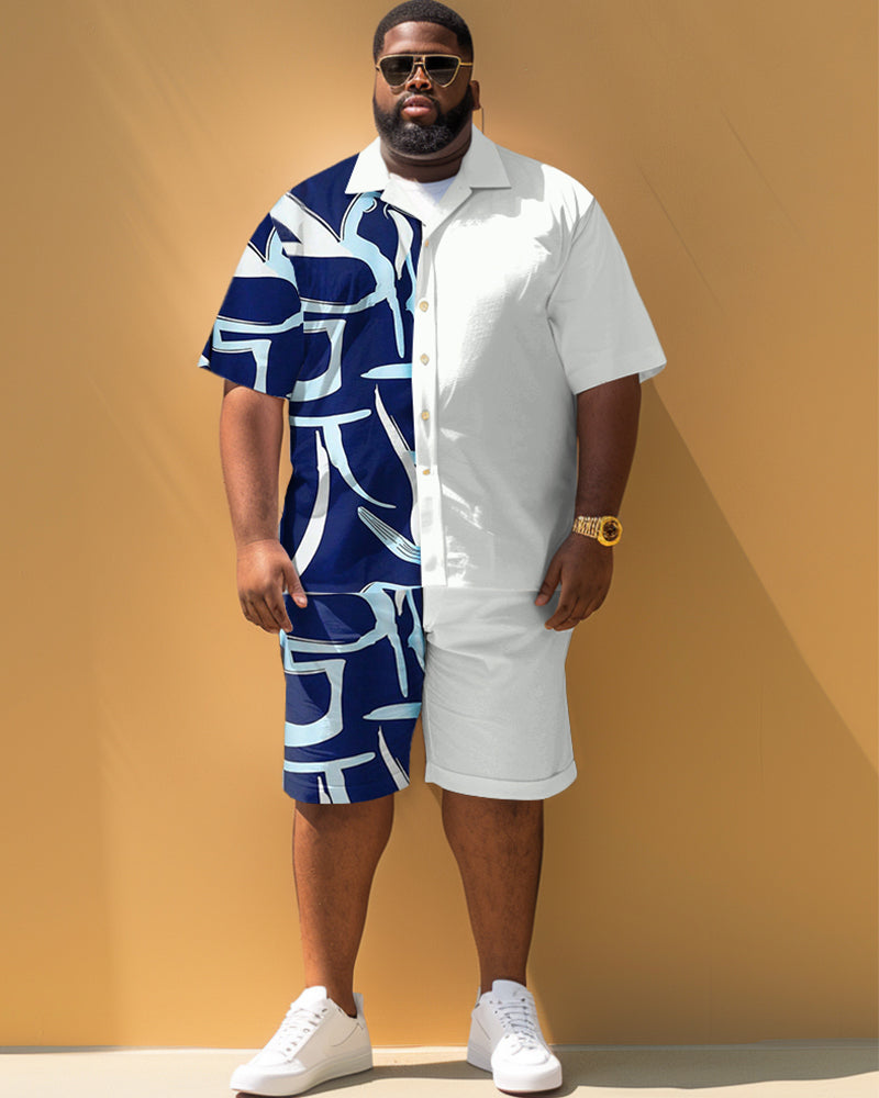 Big & Tall Geometric Jeans for big men view 2