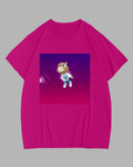 Big & Tall Pink Graphic T-Shirt for big men