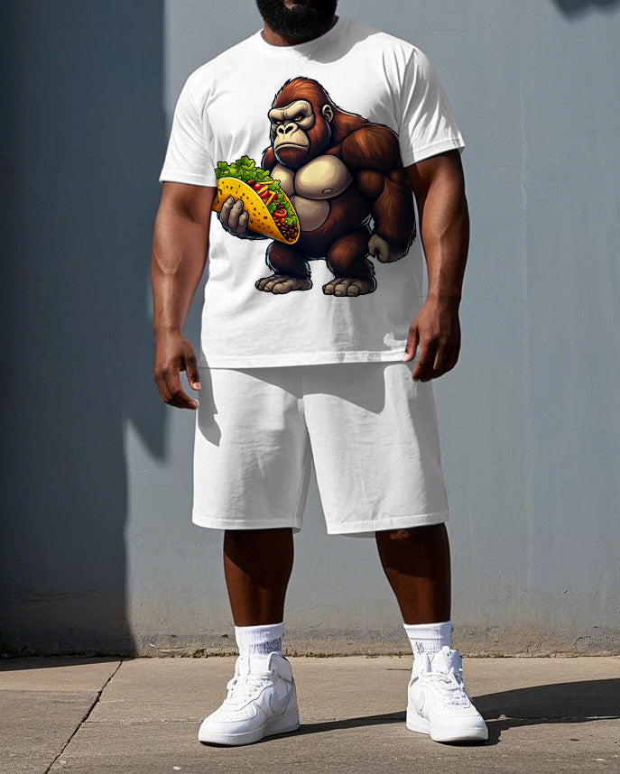 Big & Tall Graphic Two-piece Set for big men view 1