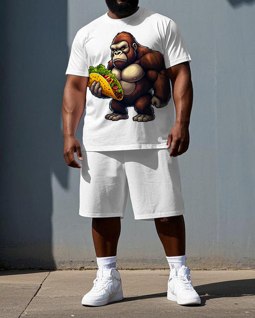 Big & Tall Graphic Two-piece Set for big men view 1