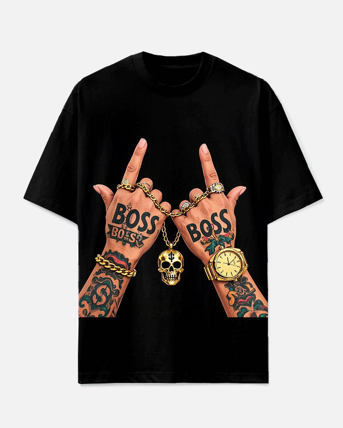 Big & Tall Graphic Streetwear T-Shirt for big men