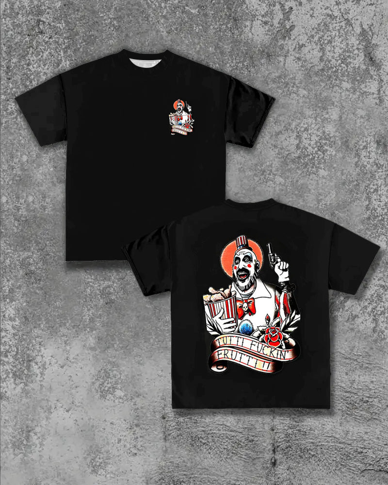 Big & Tall Graphic Streetwear Vintage T-Shirt for big men view 3