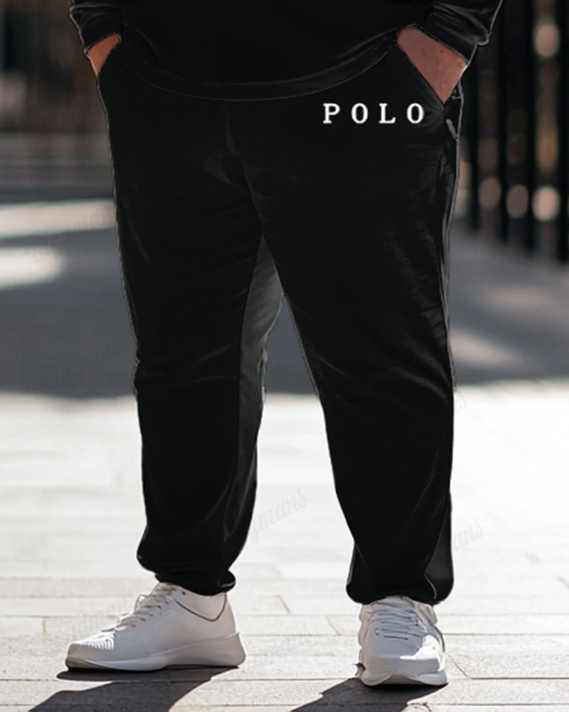 Big & Tall Business Casual Two-piece Set for big men view 3