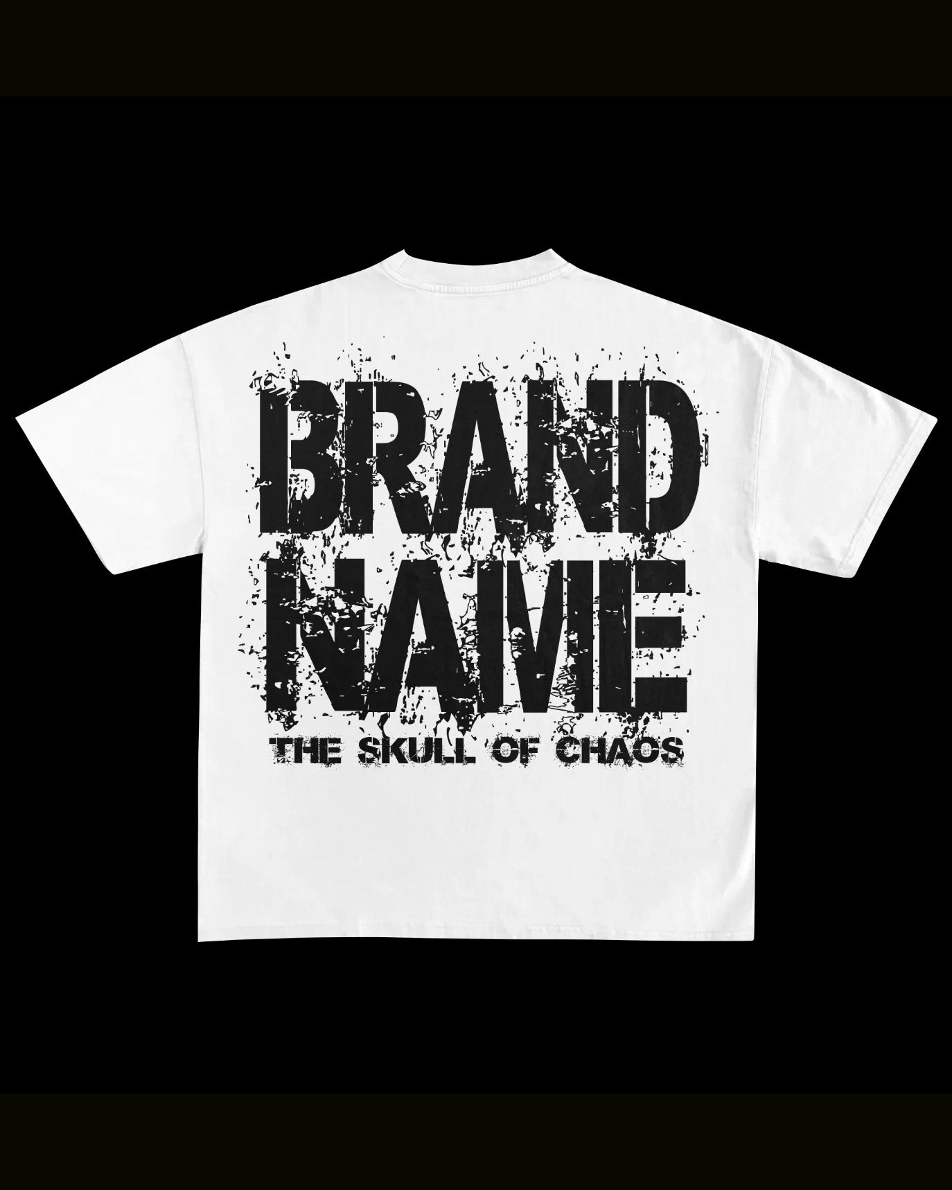 Big & Tall Streetwear Skull T-Shirt Pants Set for big men view 5