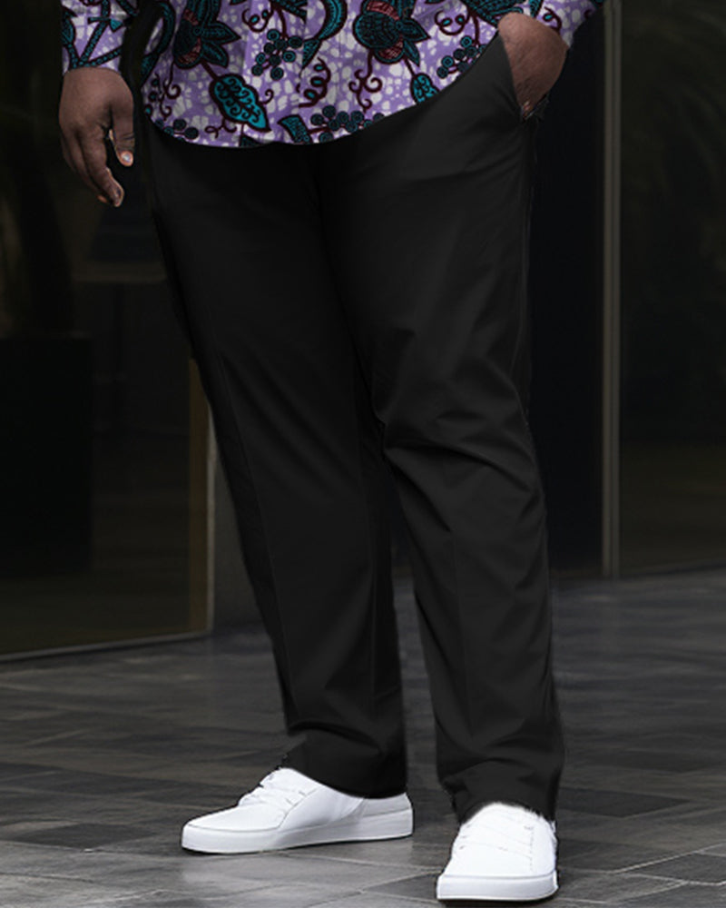 Big & Tall Geometric Two-piece Set for big men view 3