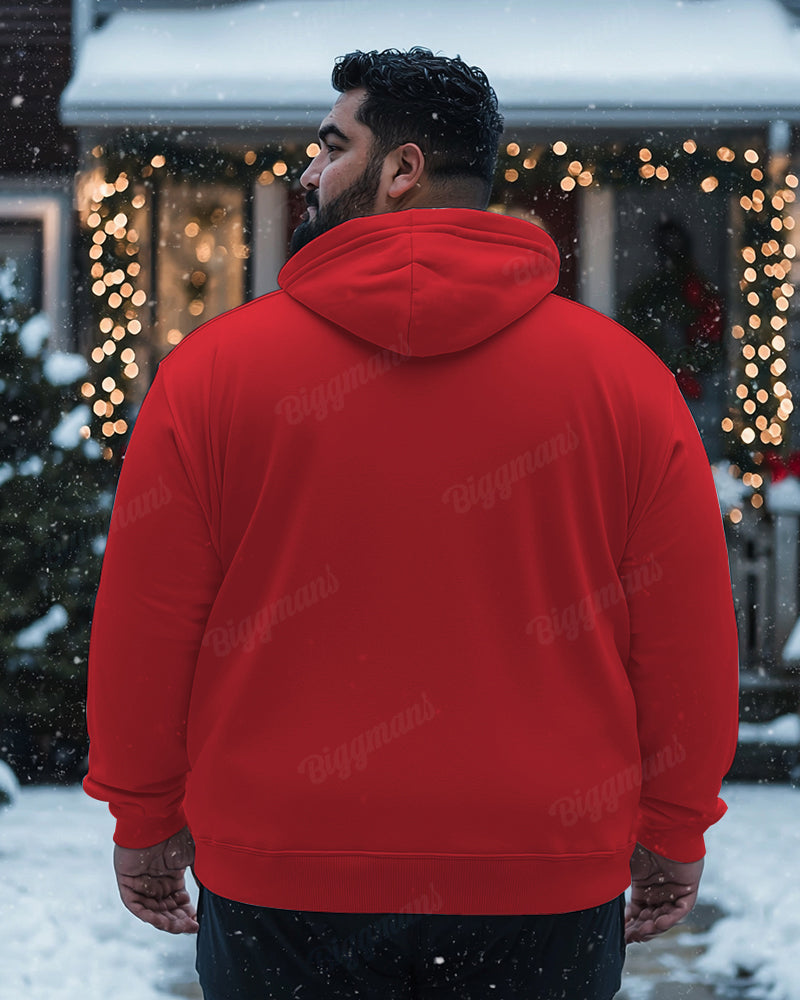 Big & Tall Graphic Graffiti Hoodie for big men view 2