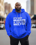 Big & Tall Graphic Streetwear Hoodie for big men