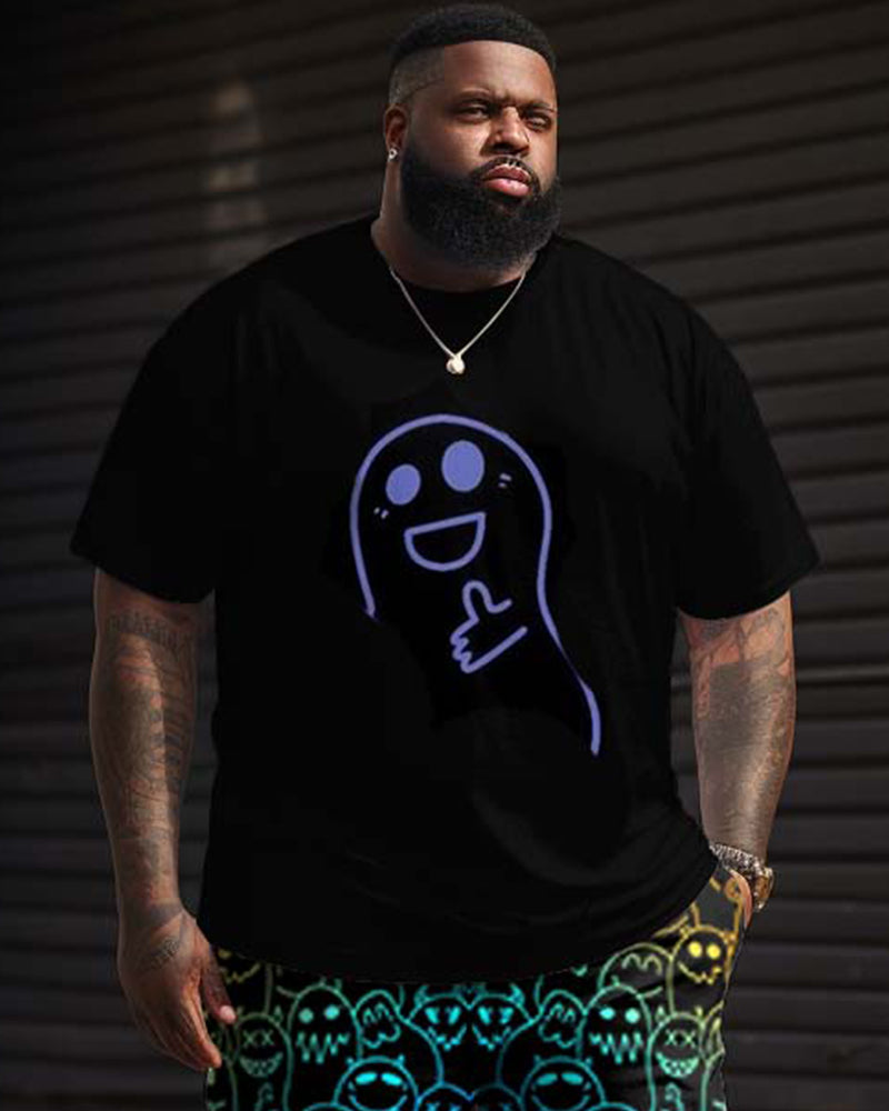 Big & Tall Graphic Two-piece Set for big men view 2