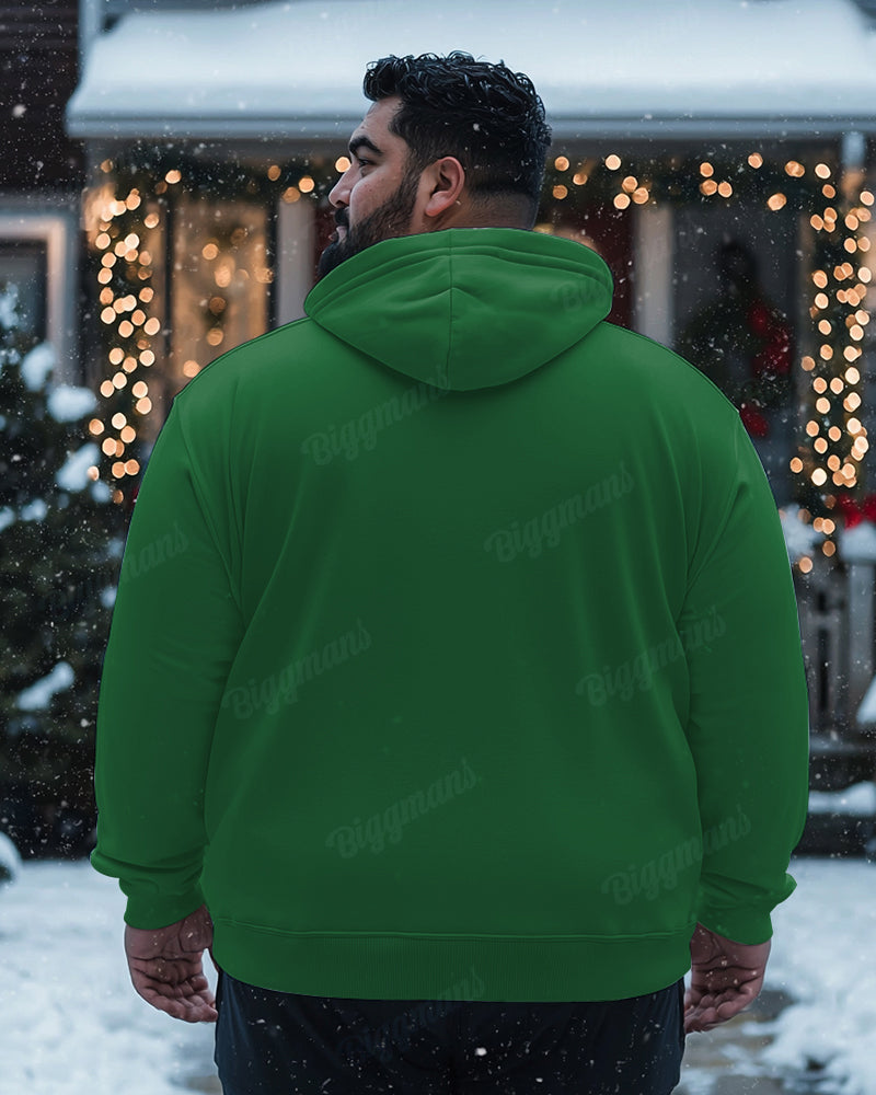 Big & Tall Graffiti Streetwear Hoodie for big men view 2