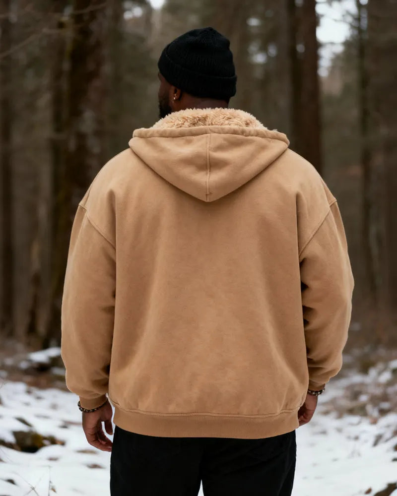 Big & Tall Solid Color Hoodie for big men view 12