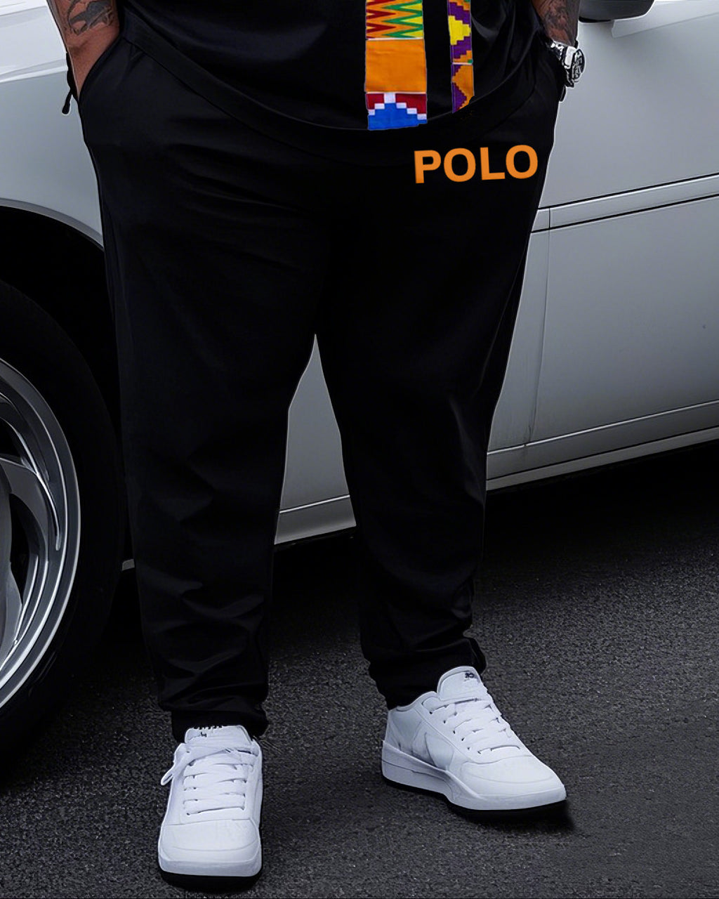 Big & Tall Graphic Two-piece Set for big men view 3