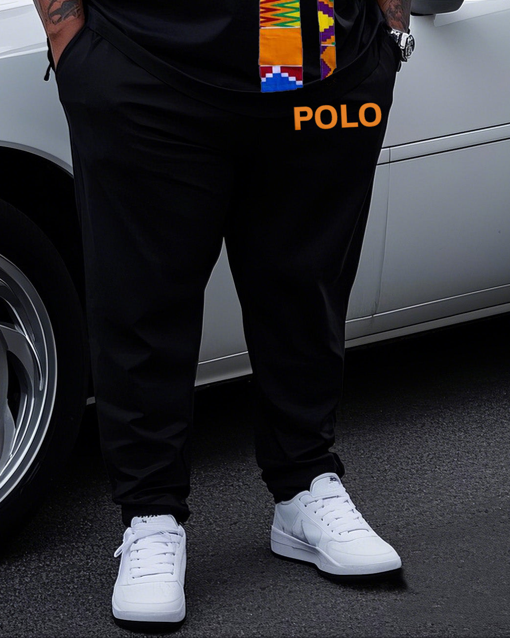Big & Tall Graphic Two-piece Set for big men view 3