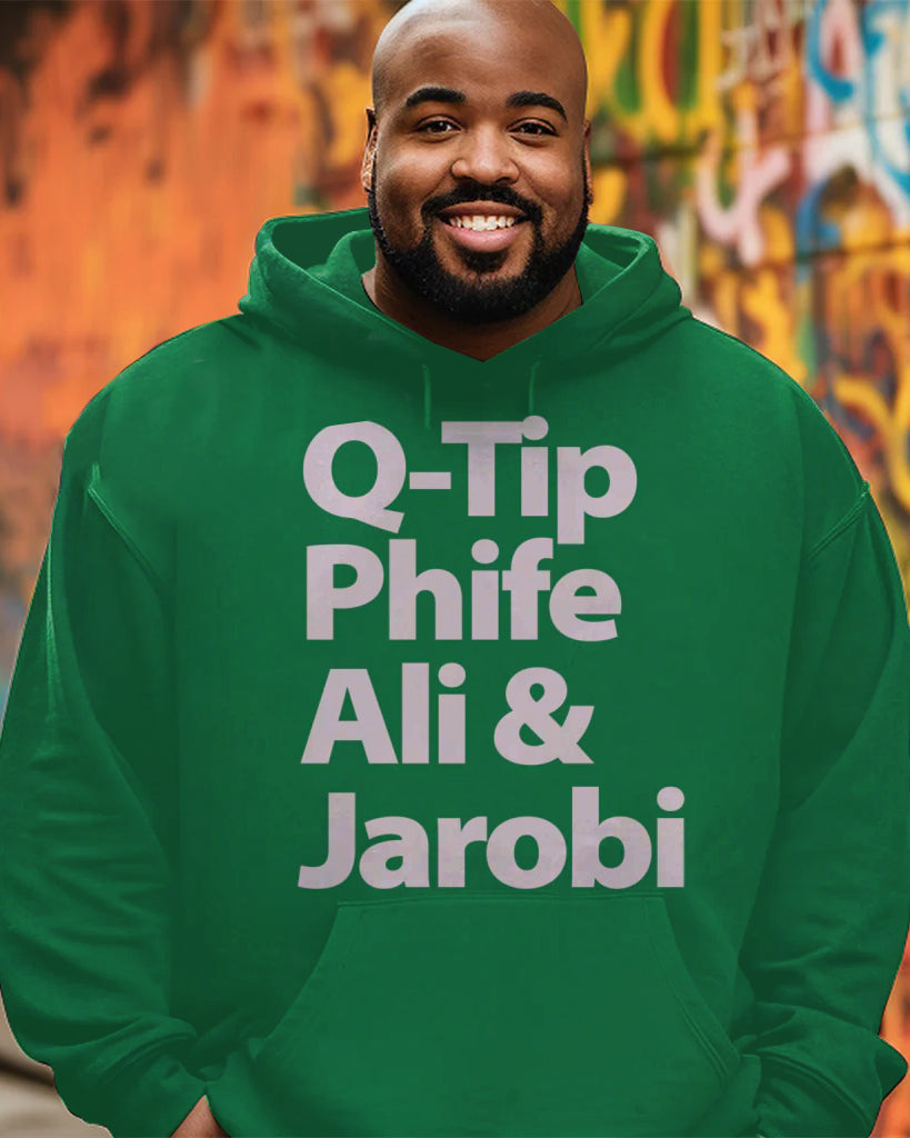 Big & Tall Graphic Hoodie for big men view 2
