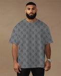 Big & Tall Solid Color Streetwear T-Shirt for big men view 1
