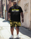 Big & Tall Graphic Skull Two-piece Set for big men view 1