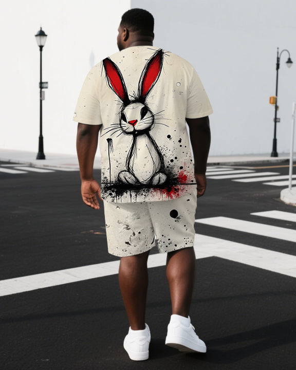Big & Tall Graphic Two-piece Set for big men view 1