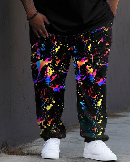 Big & Tall Streetwear Two-piece Set for big men view 3