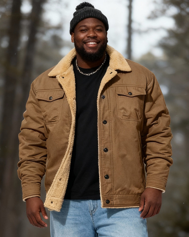Big & Tall Solid Color Streetwear Men's Clothing for big men view 9