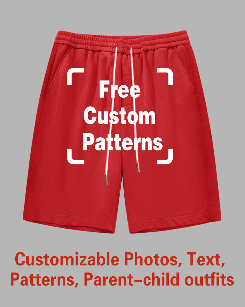 Big & Tall Graphic Athletic Shorts for big men view 3