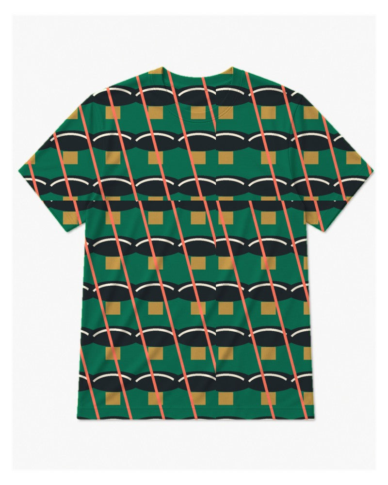 Big & Tall Tropical Alloy Digital Print T-Shirt and Shorts Set T-Shirt