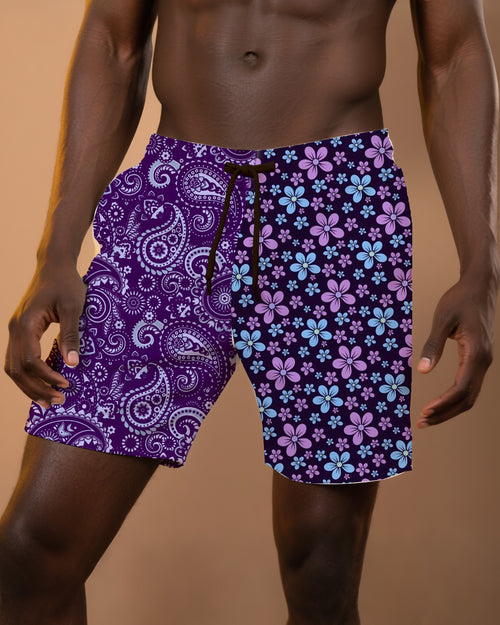 Big & Tall Colorblock Shorts for big men
